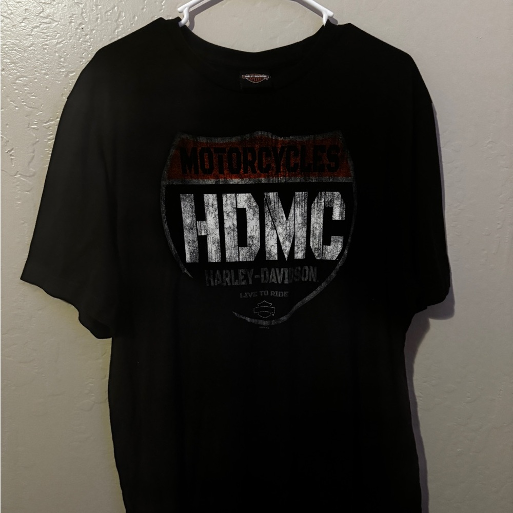 Harley-Davidson Black and Red HDMC Tee